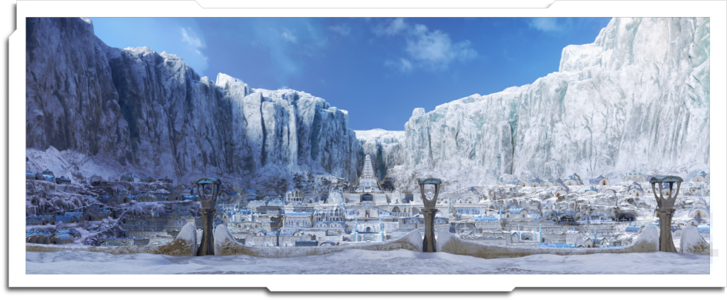 Concept paintings to help guide the DNEG build team on the creation of Agna Qel’a