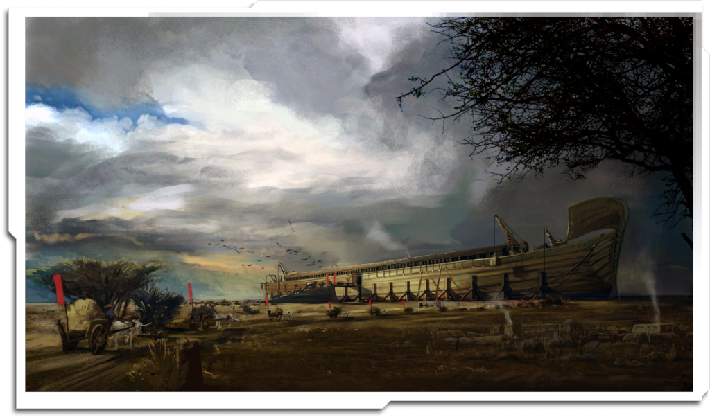 Noah’s Ark concept – pitch for Rushes