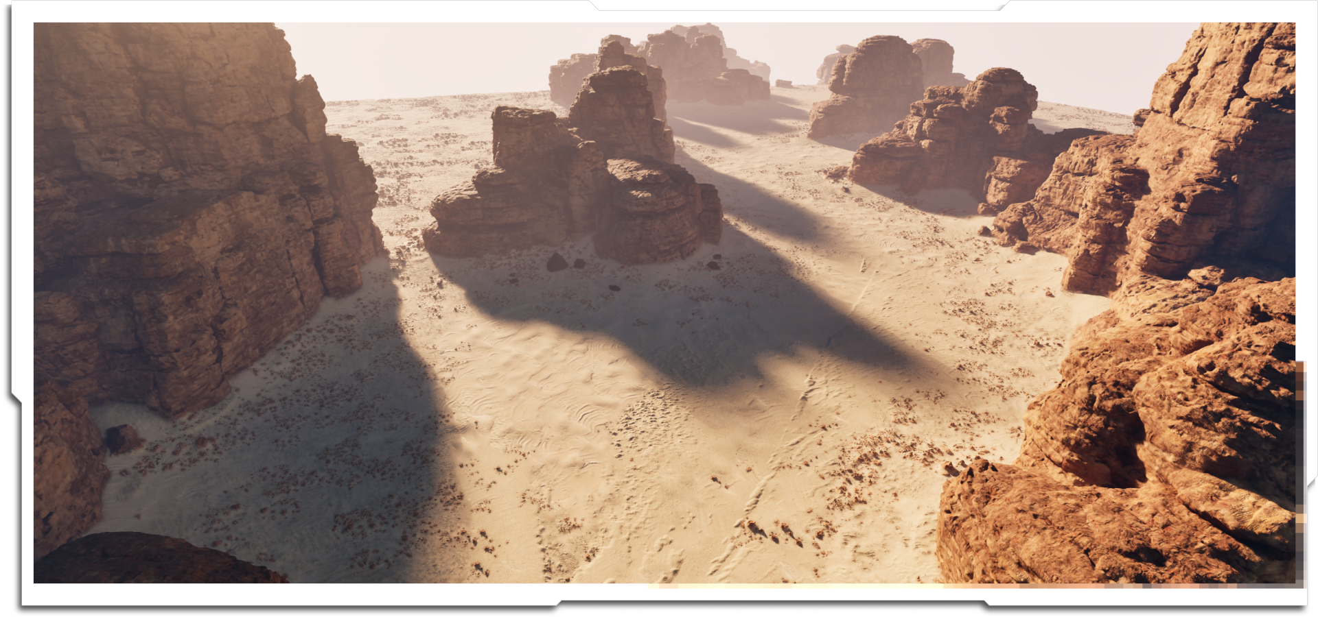 Creating an environment like this, with pre-loaded assets and a material library, is very fast. In my testing, the time up front to create an actual 'world model' saved countless interations, prompting hacks and convoluted layout diagrams, but this will obviously vary by project