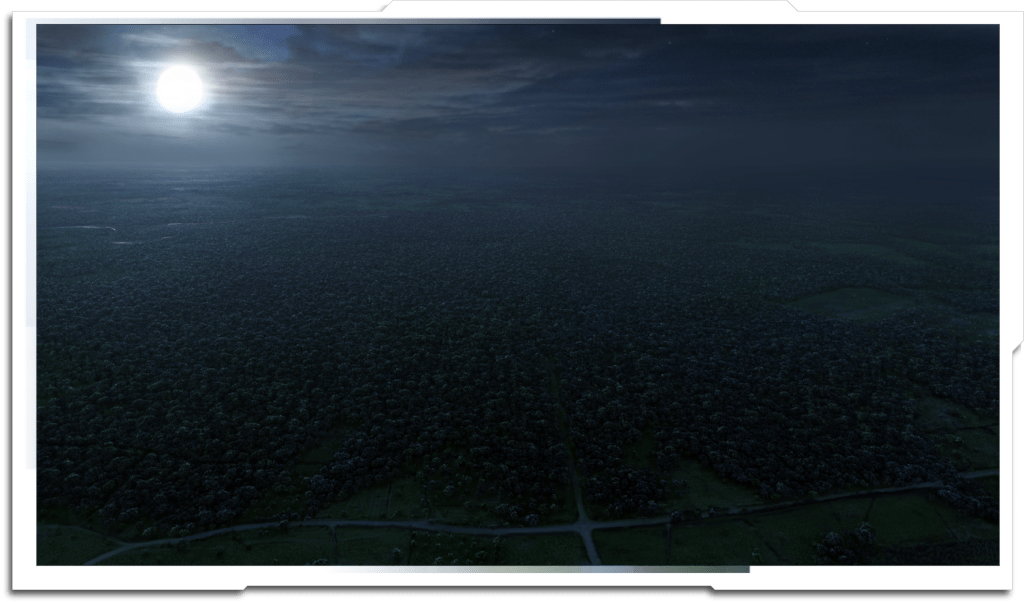 ‘Cragwich Forest’ aerial shot – the first time I used ‘Vue’ in production, as well as the first full establishing of my career