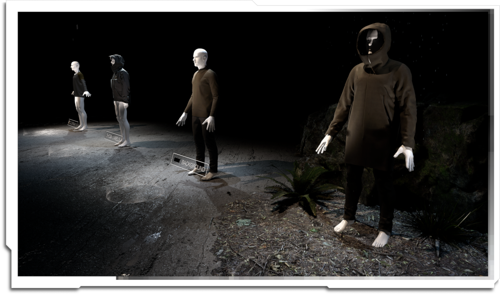 Interactive showroom concept for a clothing label. A lot of emphasis was put on accurate fabric representation in VR.