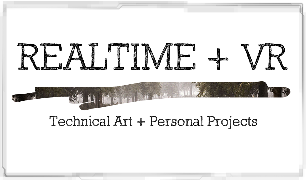 Despite starting off as a 2D concept artist, I’ve found a lot of my personal projects have drifted into technical experiments in realtime and VR.