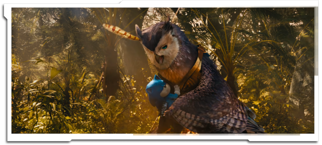 The dense jungle in the opening sequence was the most detailed, primarily done by myself and Emily Cho. Layout and temp renders were done in Unity, with the result exported to a ‘shotPKG’ for rendering in Katana/Renderman