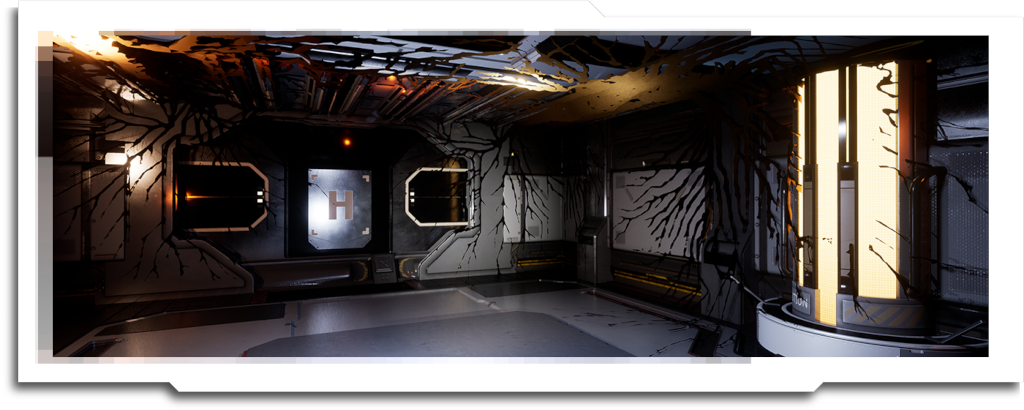 ‘Shortest Path’ alien growth simulation for a location-based entertainment pitch. The growth would shrink in light, and grow in darkness, and the guests would ‘fight’ the infestation using tracked torches and other light sources. The aim was to make a fast-paced co-op experience without resorting to the usual ‘give people guns’ approach.
